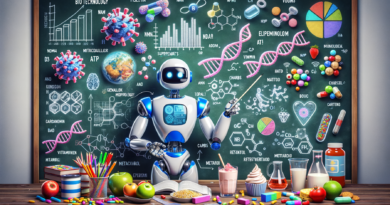 workday performance, full page colorful hi tech education chalk board with fun ai bot teacher, snack foods, biotechnology, charts, graphs, molecules, plasmid maps, DNA, genetic maps, project management, mitochondria, energy, ATP, Fisetin, NMN, NAD, D3, K2, vitamins, resveratrol, metformin, chart of elements, ferment, testosterone, yogurt, protein bars, collagen, carbs, fats, food ingredients, genes